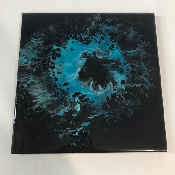 Black base blue Dutch pour art - Picture 2 of 8